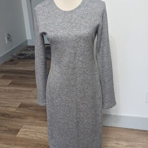 Elegant Gray Women's Dress